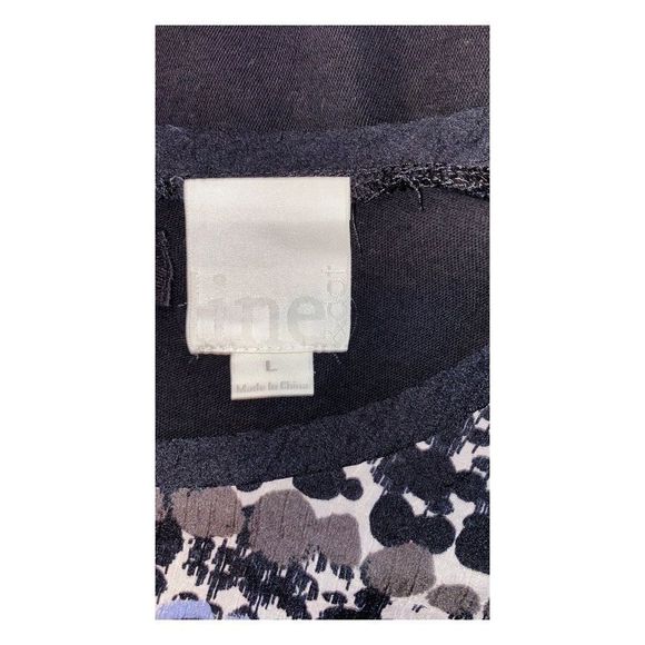 NWT Line and Dot short sleeve multicolor top - Picture 6 of 10